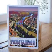 Carte postale Montauban Ponts sur le Tarn 10.5x14.8cm Collection 1 Hélidée