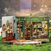 Kit Maquette Corner Blossom Florists 21x13x17 cm Boutique Fleuriste avec Ouverture latérale Cutebee