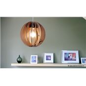 Patron luminaire en carton - Abat-jour Suspension Boule Lumi2 en 3 tailles