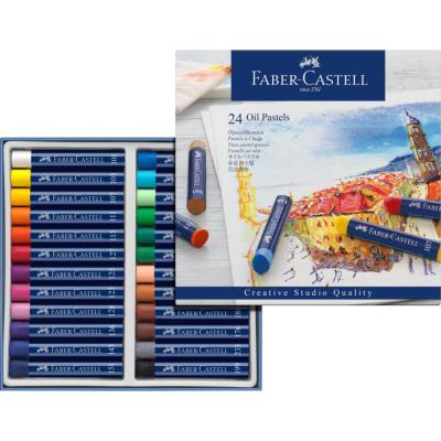 Pastels à l'Huile Boite 24 couleurs Creative Studio Faber Castel