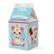 Kit Amigurumi Chat Licorne 12cm à créer au Crochet Graine créative