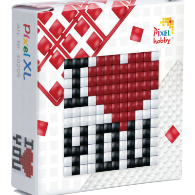 Kit Mini Tableau en Pixels XL Love You 6x6 cm Pixel Hobby