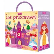 Livre et Puzzle Les Princesses 1 Livre et 1 Puzzle 40 pièces + 10 Silhouettes Dès 4 ans Sassi Junior