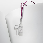 Marque-page métal Bouteille de Vin Bordeaux Tout simplement