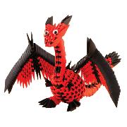 Kit pliage Origami 3D Dragon Taille M 463 pièces Créagami