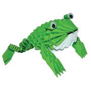 Kit pliage 4 Modèles Origami 3D Créagami Coccinelle Grenouille Papillon Poisson