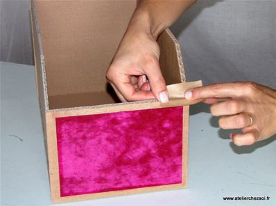 Tuto DIY Casier en carton - kraftage casier