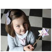 Kit créatif 6 baguettes magiques à créer et décorer avec Stickers brillants