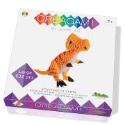 Kit pliage Origami 3D Dinosaure T-Rex Taille L 634 pièces Créagami