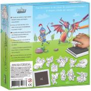 Coffret Tampons Chevaliers et Dragons 10 tampons 4 ans Crealign