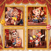 Kit Maquette Théâtre Carnaval des Animaux 22x18x22 cm Boite à Musique TTCB501 Cutebee
