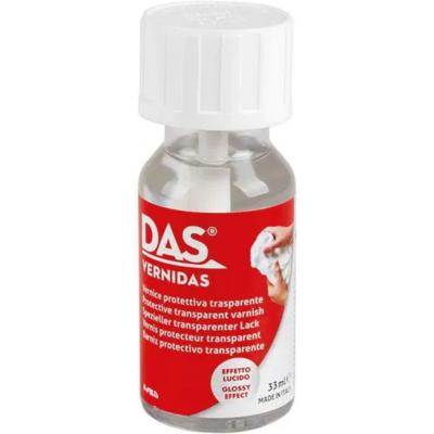 Vernis Transparent Flacon 33 ml Vernidas Vernis acrylique Brillant Das