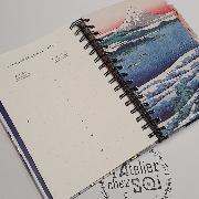 Agenda perpétuel Grues Japonaises Spirale 230p 17.5x21.5 cm Semainier Ed Desastre