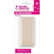Bâton Colle chaude Basse température Ø7mm 20 recharges Graine Créative