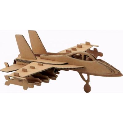 Maquette Avion de chasse en Carton à construire 16 x 17 x 6 cm