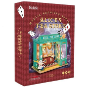 Kit Maquette Bois Miniature Alice's Tea Store 14x20x22 cm DG156