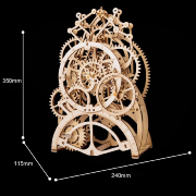 Maquette en bois Horloge mécanique Pendulum Clock 35 cm 166 pièces LK501