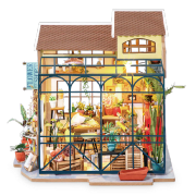 Kit Maquette 3D Boutique Fleuriste à fabriquer Emily's Flower Shop 22 cm DG145 Rolife