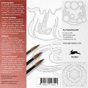 Livre de Coloriage et Dessin Art Nouveau Tiles 20 Cartes 15x15 cm Pepin Press