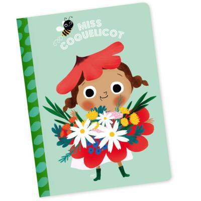 Mon petit Cahier Miss Coquelicot 15x20 cm 48p ligné Pirouette Cacahouète