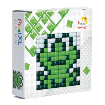 Kit Mini Tableau en Pixels XL Grenouille 6x6 cm Pixel Hobby