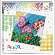 Kit Tableau en Pixels XL Papillon 12x12 cm 529 Pixels Pixel Hobby