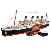 Kit Maquette 3D Bateau Lumineux 49x9xH18 cm TGL02 433 pièces Eternal Atlantic Voyager Création Set Puzzle Rolife