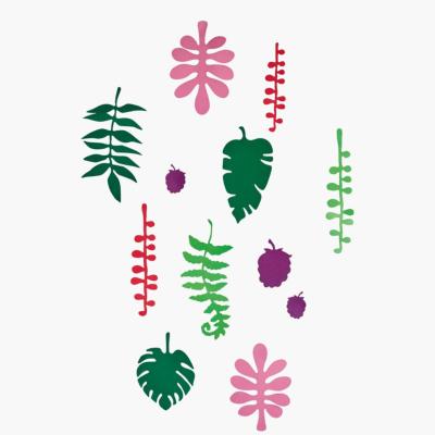 Feuilles tropicales 12 pièces Décoration murale 3D Studioroof
