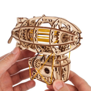 Ugears Maquette Bois Mini Steampunk Airship  Dirigeable 17 cm Puzzle 3D Mécanique