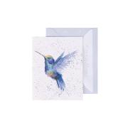 Carte miniature Oiseau bleu 9x7 cm Wrendale