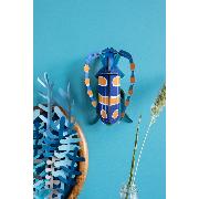 Insecte Coléoptère Rosalia Beetle en carton 15 cm Décoration 3D Studioroof
