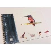 Carnet Aquarelle Oiseau 20x29cm 14 feuilles 300g Spirale L'Atelier du Papier