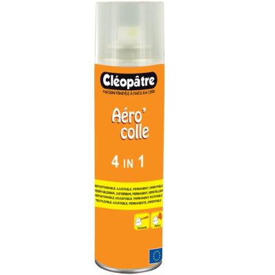 Colle en Spray Aéro'Colle 4 en 1 Aérosol 250ml Cléopatre