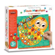 Coffret Diams Mosaïque 6 Tableaux Animaux Tropicoanimo 3 ans Crealign