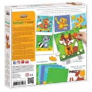 Coffret Portraits en Relief 5 Tableaux Animaux de la Forêt 3 ans Crealign