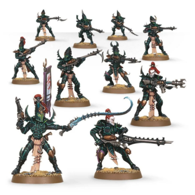 Kit Guerriers Cabalites 10 Miniatures Drukhari Warhammer 40000