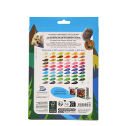 Marqueurs Acrylique Graph'It Go 12 couleurs Panorama Double-Pointe Sans amorçage