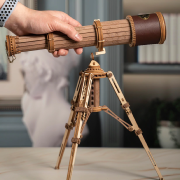 Maquette en bois Télescope Monoculaire 33 cm avec Trépied 314 pièces