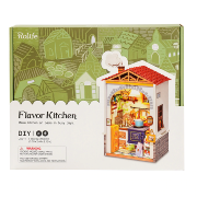 Kit Maquette Bois Ville miniature Cuisine Flavor Kitchen 8.5x6.2x15.5 cm DS011