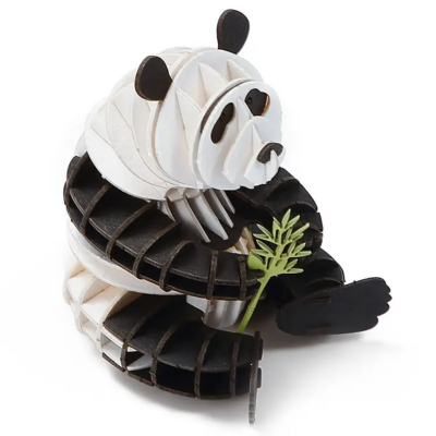 Kit Maquette Carton Panda à fabriquer 8 cm 57 pièces Puzzle 3D