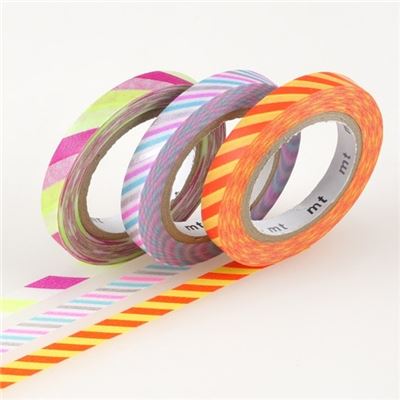 Masking Tape Slim Twist B - Set 3 Rouleaux 6mm x 10m