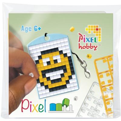 Kit Porte-Clés en Pixels Smiley à créer 3 x 4 cm Pixel Hobby