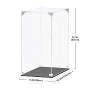 Vitrine de protection WD1001 Housse Acrylique Transparente 25x15x30 cm pour Maquettes TGB Rolife
