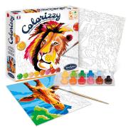 Kit Peinture par Numéros Savane 2 Tableaux Colorizzy Sentosphère
