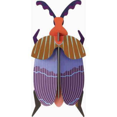Insecte Scarabée Queen Beetle en carton 16 cm Décoration 3D Studioroof