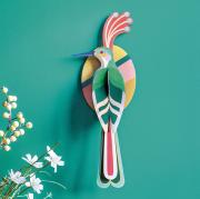 Oiseau de Paradis Vert Nias Décoration murale 3D Studioroof