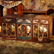 Kit Maquette Book Nook Cabine de Train Voyage en Europe 22x16x22 cm TQ443  European Travel Miniature 3D ToneCheer