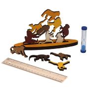 Casse-tête Bois Stack and Balance Singes Puzzle Constantin Games
