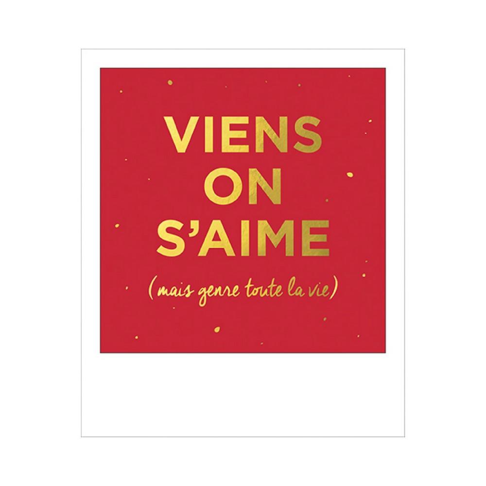 Carte Postale Polaroid Citation Kiub