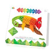 Kit pliage Origami 3D Caméléon Taille S 265 pièces Créagami